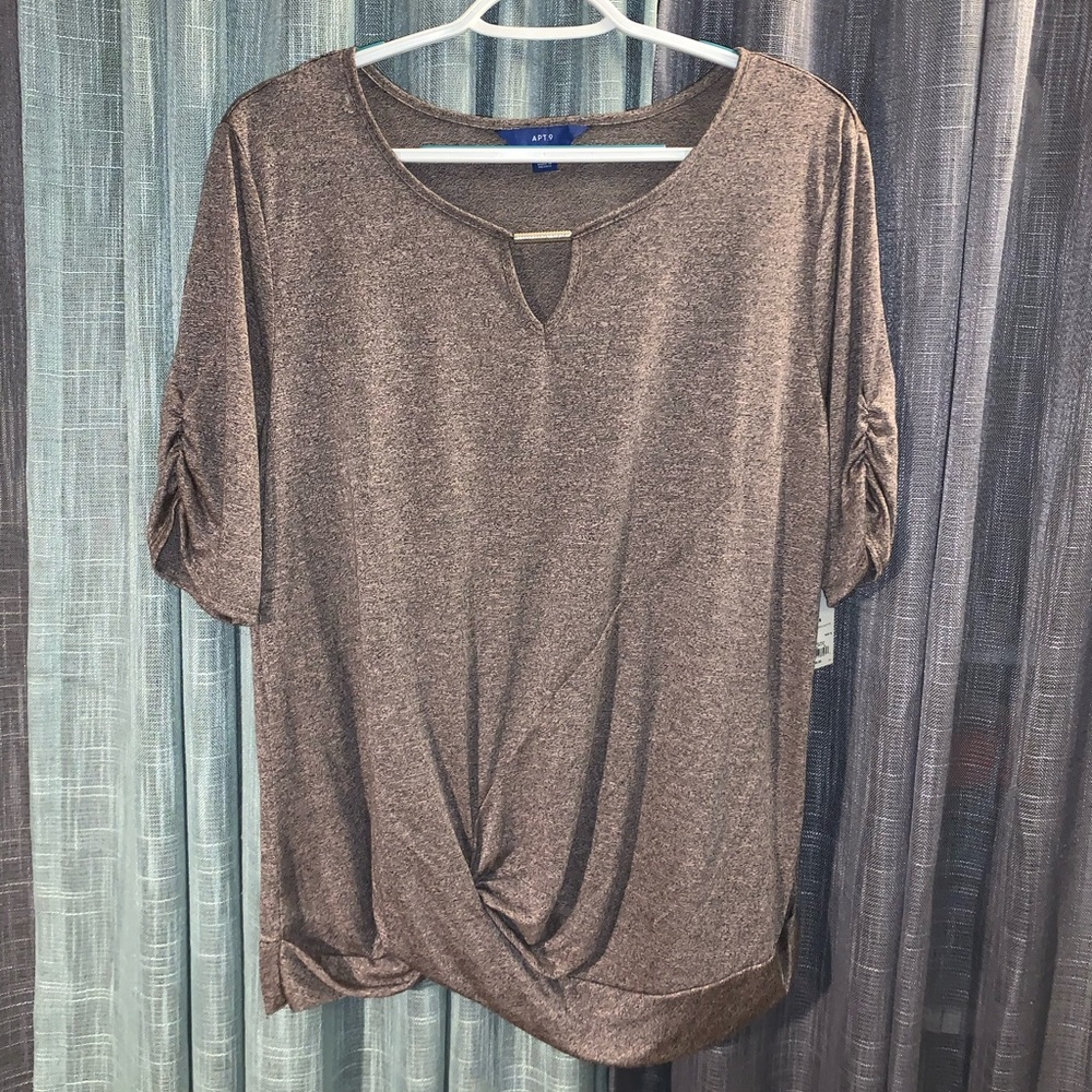 Apt. 9 Short sleeve Blouse sz XL